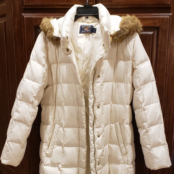 American Living Jackets & Blazers - Long down puffer coat with hood